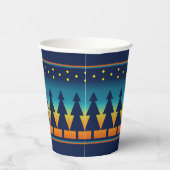 Gobelets En Papier Southwest Sunset Starry Night and Pines Design (Droite)