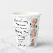 Gobelets En Papier Souvenir commémoratif moderne Personnalisé Photo F (Recto)