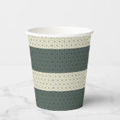 Gobelets En Papier Soyez cool, portez du vert (Recto)