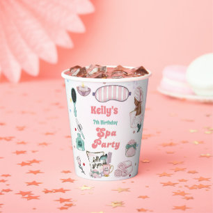 Gobelets En Papier Spa Anniversaire Pamper Party Anniversaire