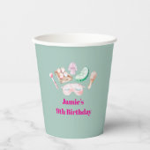 Gobelets En Papier Spa Day Kid's Party  (Recto)