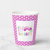 Gobelets En Papier Spa Party Birday Paper Cup - WH (Verso)