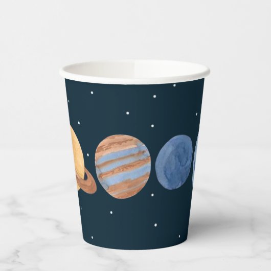 Gobelets En Papier Space Adventure : Planètes (Gauche)