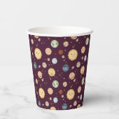 Gobelets En Papier Space Adventure Playful Kids Birthday Party (Verso)