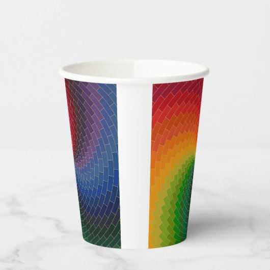 Gobelets En Papier Spectrum wheel made of bricks (Gauche)