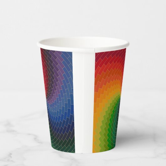 Gobelets En Papier Spectrum wheel made of bricks (Droite)