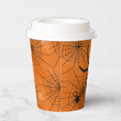 Gobelets En Papier Spider Web avec araignées Halloween Coupe de papie (Droite)