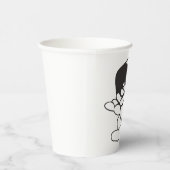 Gobelets En Papier Spilled Beans Black and White Outline (Droite)