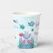 Gobelets En Papier Splish Splash Mermaid Bash N'Importe Quel Âge Fill (Droite)