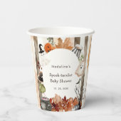 Gobelets En Papier Spooktacular Halloween Ghost Pumpkin Baby Shower (Verso)