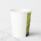 Gobelets En Papier Spooky Halloween Witch Flying on Broomstick (Droite)