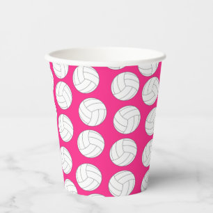 Gobelets En Papier Sport de la partie Anniversaire de enfant de volle