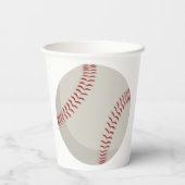 Gobelets En Papier Sports de baseball (Verso)