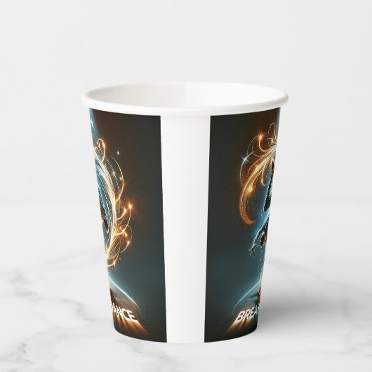 Gobelets En Papier "Spotlight Groove" - dansant sous les projecte (Gauche)