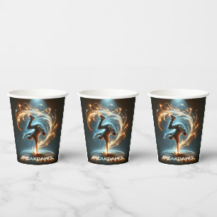 Gobelets En Papier "Spotlight Groove" - dansant sous les projecte