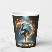 Gobelets En Papier "Spotlight Groove" - dansant sous les projecte (Recto)