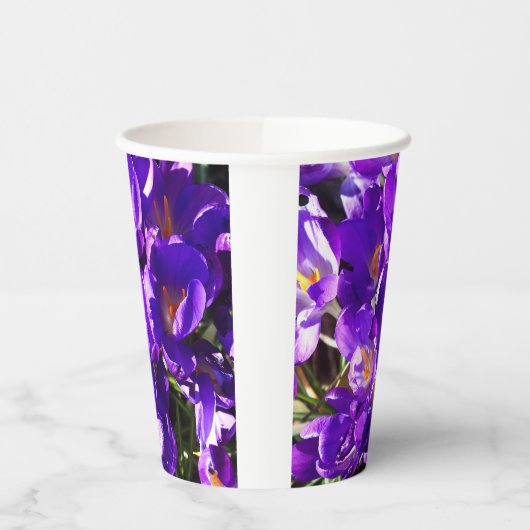 GOBELETS EN PAPIER SPRING CROCUS (Gauche)