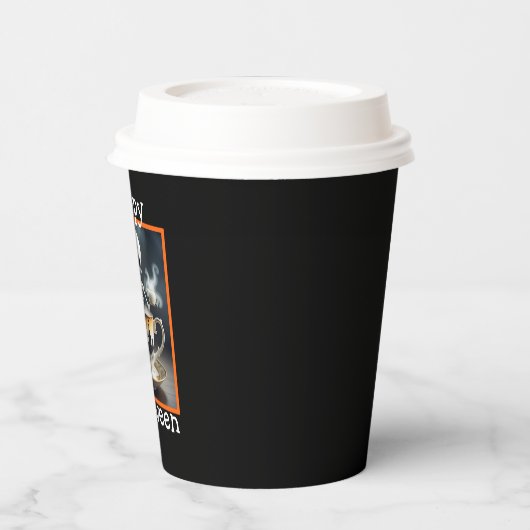 Gobelets En Papier Squelette dans une tasse Halloween (Gauche)