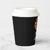 Gobelets En Papier Squelette de baseball Halloween Baseball Halloween (Droite)