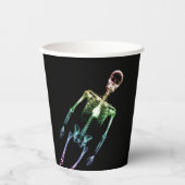 Gobelets En Papier Squelette Rainbow X-Ray (Recto)