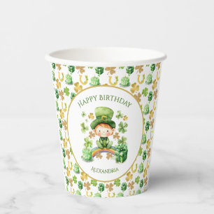 Gobelets En Papier St patrick Lucky One Premier Anniversaire