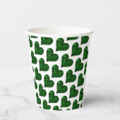 Gobelets En Papier St. Patrick's Day Emerald Heart (Recto)