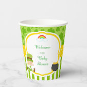 Gobelets En Papier St Patrick's Day Irish Holiday Boy Baby shower (Recto)