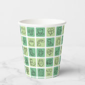 Gobelets En Papier St. Patrick's Hand Drawn Icons ID635 (Recto)