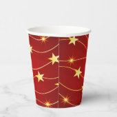 Gobelets En Papier Star Adored Ruby Motif rouge (Droite)