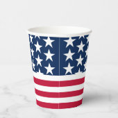 Gobelets En Papier Stars Stripes USA flag tasse de papier (Droite)