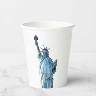 Gobelets En Papier Statue de la liberté