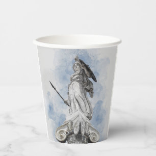 Gobelets En Papier Statue grecque classique Athéna