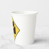 Gobelets En Papier Steep Grade Traffic Sign Trucking Hauling Caution (Gauche)