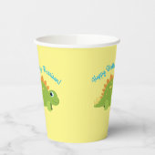 Gobelets En Papier Stegosaurus Dinosaur fête d'anniversaire (Gauche)