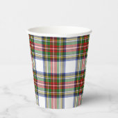 Gobelets En Papier Stewart Royal Robe Scottish Plaid Motif  (Droite)