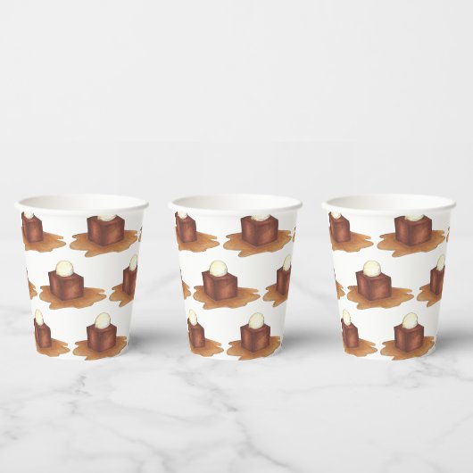 Gobelets En Papier Stick Toffee Pudding Royaume-Uni (Multi)