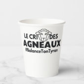 Gobelets En Papier Sticker (Recto)