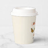 Gobelets En Papier Sticker pour Baby shower Little Love Bug (Droite)