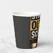 Gobelets En Papier Straight Outta School Graduation cup (Droite)