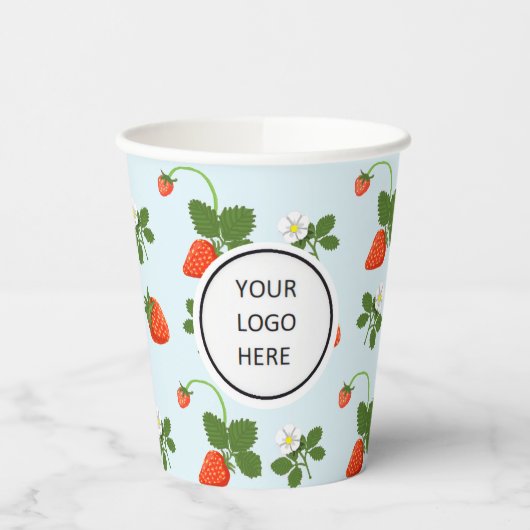 Gobelets En Papier Strawberries (Gauche)