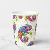 Gobelets En Papier Style d'aquarelle des teintures Chameleon (Recto)