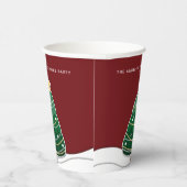 Gobelets En Papier Style Papier moderne Noël Arbre de Noël Fête de No (Droite)