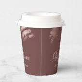 Gobelets En Papier Stylish Bronze Business Event Party (Droite)