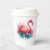 Gobelets En Papier Sublimation Flamant rose-95159 (Verso)