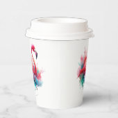 Gobelets En Papier Sublimation Flamant rose-95159 (Droite)