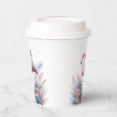 Gobelets En Papier Sublimation Flamant rose rose-95160 (Gauche)