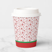 Gobelets En Papier Sucres de canne de Noël (Verso)