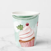 Gobelets En Papier Sucres de Noël festifs (Verso)