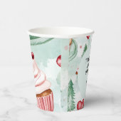 Gobelets En Papier Sucres de Noël festifs (Droite)