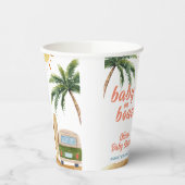 Gobelets En Papier Summer Boho Surf Plage Van Baby shower (Gauche)